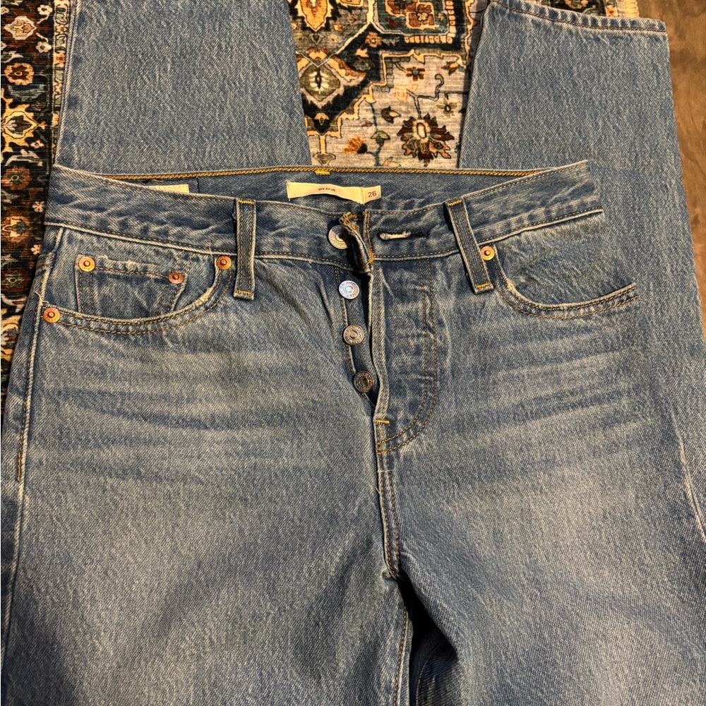 Levi's Light Blue wedgie Jeans
